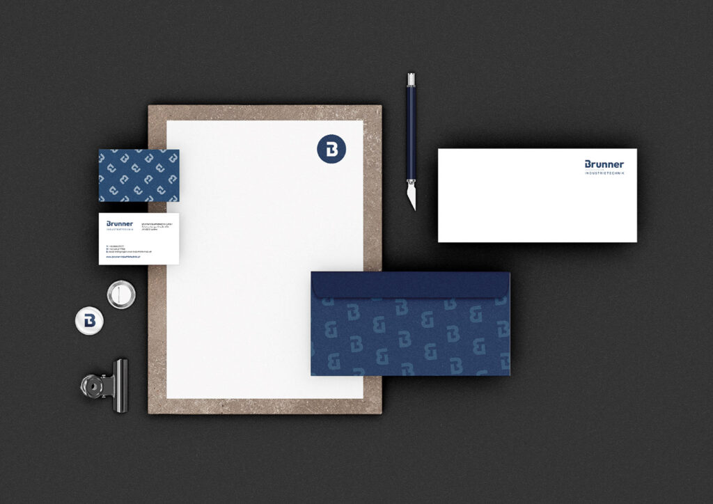 Logo & Brand Identity für Brunner 6 brunner drucksorten