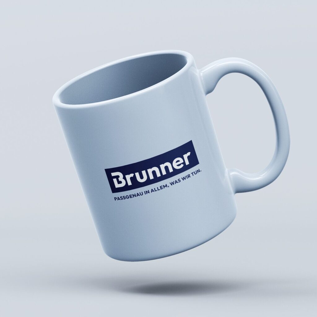 Logo & Brand Identity für Brunner 3 bit becher