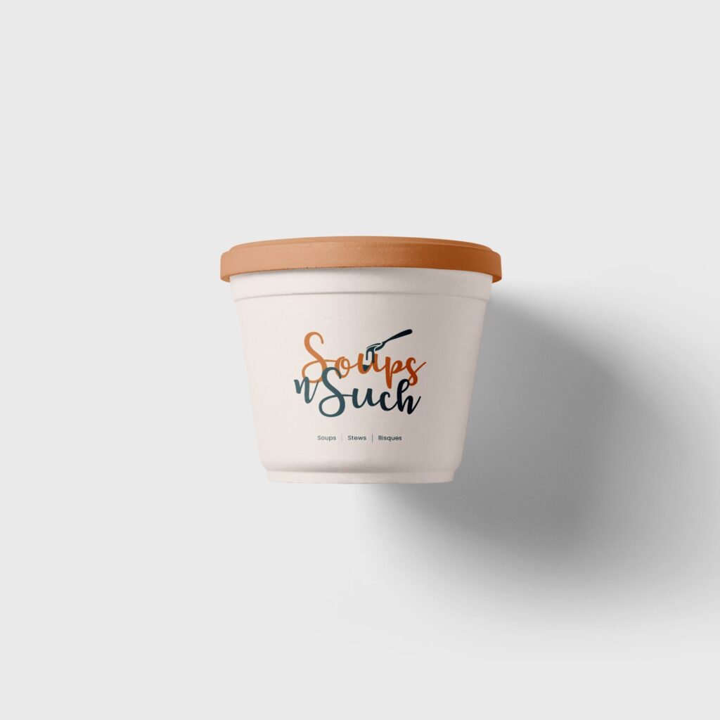 Logoentwicklung für Soup n Such 4 krabicka soup